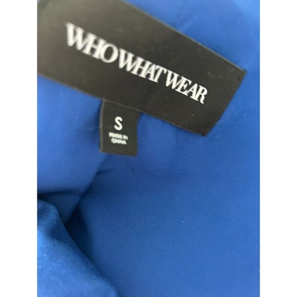 Who What Wear Jacket Blazer Electric Blue Women's Size S - Picture 5 of 8